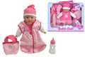 13" Vinyl Baby Doll With Sleep Bag & Accessories