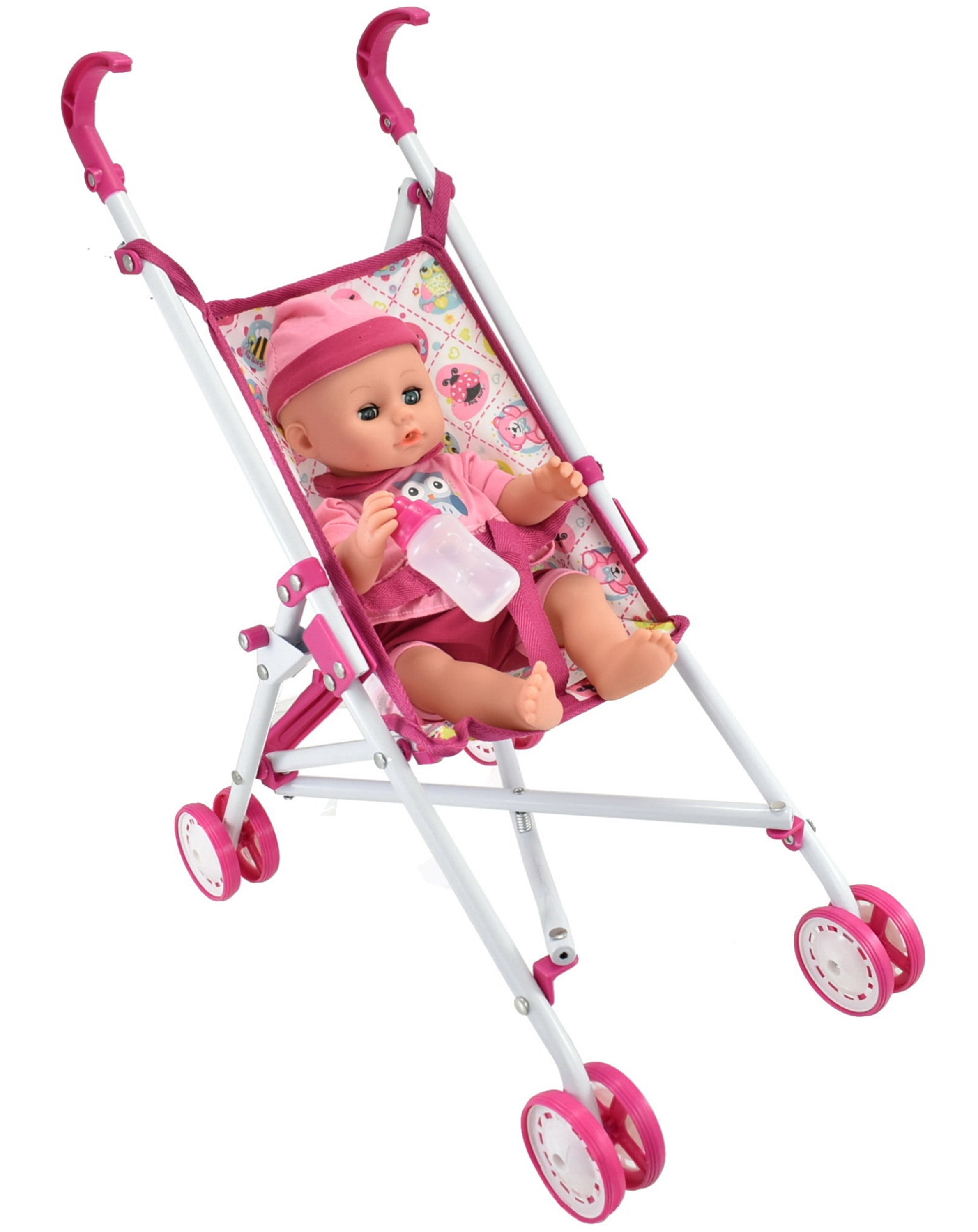 Baby Doll Stroller Playset