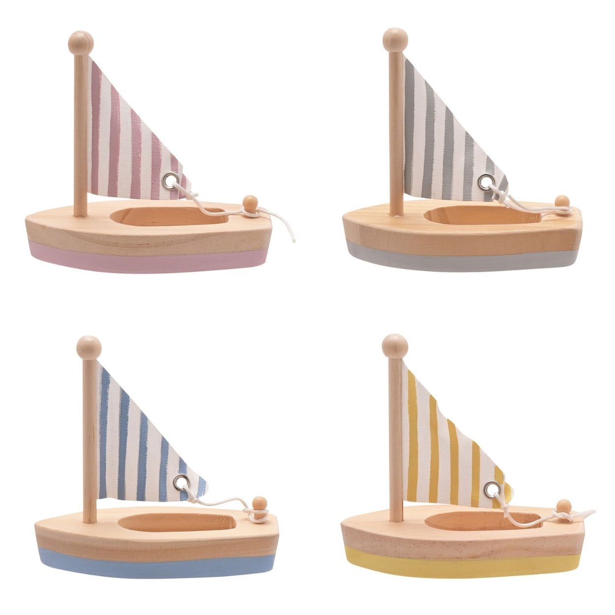 Bambino Wooden Sailing Boat Toy
