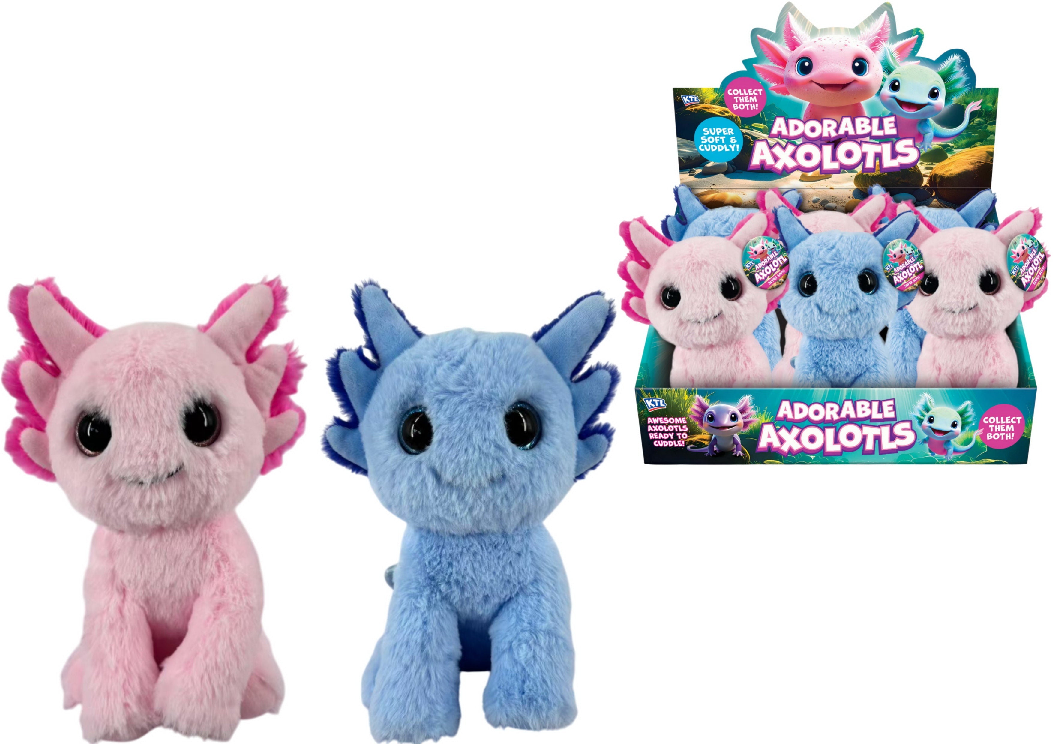 20cm Plush Axolotl